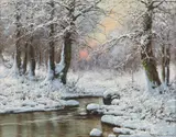 László Neogrády, Wintery wood landscape