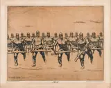 Albin Egger-Lienz, 1915, Prämienblatt der Gesellschaft für vervielfältigende Kunst, Vienna, 1915, original lithograph; unframed