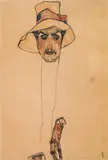 Egon Schiele, Facsimile of the Modern Age 3 (portfolio with six lithographs), 1986, colour lithographs on paper