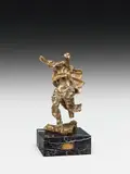 Alma del Quijote by Salvador Dalí, 1969, bronze, gilded, sold May 2021