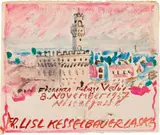 Oskar Laske, mixed lot: Four works on paper, mixed media on paper
