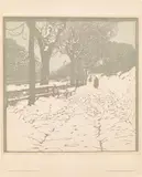 Carl Moll, Winter (Hohe Warte in Wien)