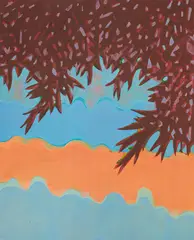 Hubert Schmalix, Untitled, 2002, oil on canvas; unframed