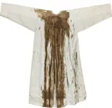 Hermann Nitsch, Painting apron, 1992, fabric, paint, blood
