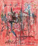 Hans Staudacher, Malerei, 1987, oil on canvas; framed
