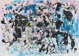 Hans Staudacher, Malerei II, 1996, oil on canvas; unframed