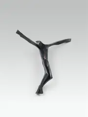 Oskar Höfinger, Christ on the cross, 1983, bronze