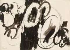 Johann Fruhmann, Untitled, ink on paper; unframed