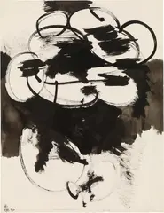 Johann Fruhmann, Untitled, India ink on paper; unframed