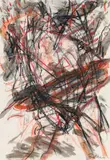 Adolf Frohner, Untitled, mixed media on paper; framed