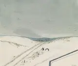 Karl Korab, Untitled (Winter landscape)