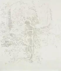 Sevda Chkoutova, Birdsongs_44, 2002, pencil on paper; framed