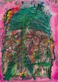 Franz Ringel, Untitled, 1984, mixed media on paper; framed