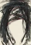 Adolf Frohner, Untitled, 1992, mixed media on paper; framed