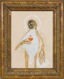 Tone Fink, o.T. schwarzer (Herzchristus)