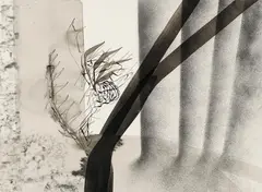 Tobias Pils, Untitled, 2003, mixed media on paper; unframed