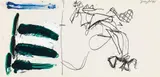 Jürgen Messensee, Untitled, 1981, mixed media on paper; framed