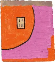 Johannes Zechner, Untitled, 1991, mixed media on paper on cardboard; unframed