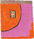 Johannes Zechner, Untitled, 1991, mixed media on paper on cardboard; unframed
