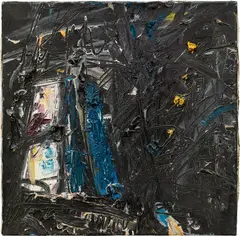 Herbert Brandl, Untitled, oil on canvas; unframed