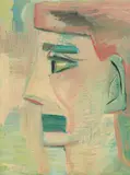 Hubert Schmalix, Untitled, oil on canvas; unframed