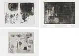 Alfred Hrdlicka, Mixed lot: 3 prints, etching, dry point and mezzotint scraped on copper