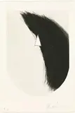 Arnulf Rainer, Mask, from the portfolio "Acht Masken, 1971, dry point etching; unframed