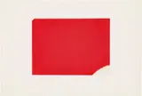 Arnulf Rainer, Red field, 1973, coloured, dry point on Hahnemühle paper; unframed