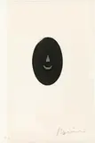 Arnulf Rainer, Mask, from the portfolio "Acht Masken, 1971, dry point etching ; unframed