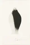 Arnulf Rainer, Mask, from the portfolio "Acht Masken, 1971, dry point etching; unframed