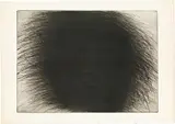 Arnulf Rainer, Rübezahl", from the portfolio "Haute Coiffure, 1963, etching on laid paper; unframed