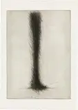 Arnulf Rainer, Damenbein", from the portfolio "Haute Coiffure, 1963, etching on laid paper; unframed