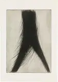 Arnulf Rainer, Womenmonument", from the portfolio "Haute Coiffure, 1963, etching on laid paper; unframed