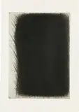 Arnulf Rainer, Marymausoleum", from the portfolio "Haute Coiffure, 1963, etching on laid paper; unframed