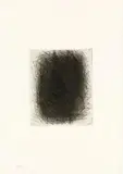 Arnulf Rainer, Tür", from the portfolio "Überdeckungen, 1961, etching on laid paper; unframed