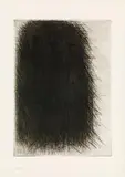 Arnulf Rainer, Turm", from the portfolio "Überdeckungen, 1961, etching on laid paper; unframed