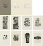 Wolfgang Hollegha, Portfolio "Hollegha, Mikl, Prachensky, Rainer, 1956, 7 etchings, 1 aquatint; unframed
