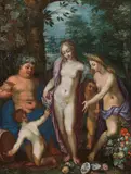 Matthäus Gundelach, Venus with Bacchus and Ceres, oil on panel