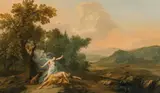 Adrian van Stalbemt, Venus mourning the death of Adonis, oil on panel