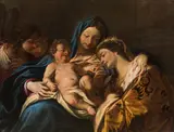 Domenico Maria Canuti, The mystical marriage of Saint Catherine, c. 1670, oil on canvas