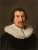 Thomas de Keyser, Nobleman with ruff, 1640, oil on panel, parqueted