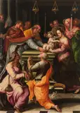 Lavinia Fontana, Presentation at the temple, oil on canvas