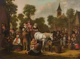 Jan Victors, Market scene, c. 1660, oil on canvas