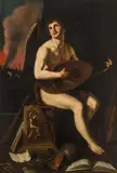 Astolfo Petrazzi, Cupid as Victor (Amor vincitore), oil on canvas