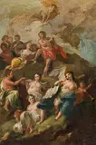 Daniel Gran, Apollo and the Muses, oil on canvas