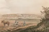 Jakob Alt, View of Schönbrunn Palace, 1827, watercolour on paper