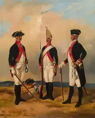 Wilhelm August Stryowski, Three Prussian officers, c. 1888, oil on canvas