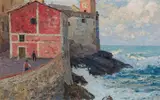 Alfred Zoff, Monastery near Genoa
