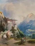 Emil Barbarini, Mountain landscape