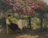 Karl Maria Schuster, Garden in Krumpendorf